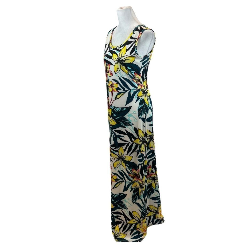 Ladies LulaRoe Dani Dress in Tropical Floral Print Maxi Length Size Small